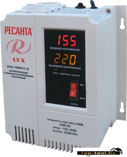 Стабилизатор напряжения Ресанта Lux АСН-1500Н/1-Ц