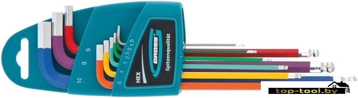 Набор ключей GROSS 16400 (9 предметов)