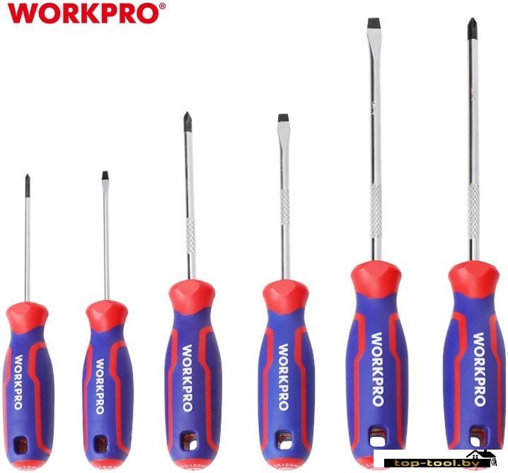 Набор отверток Workpro WP200504 (6 предметов)