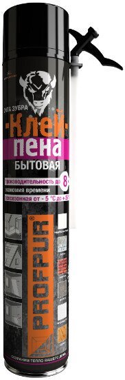 Монтажная пена Profpur Клей-пена 750 мл