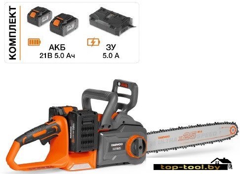 Аккумуляторная пила Daewoo Power DACS 1642Li Set (с 2-мя АКБ)