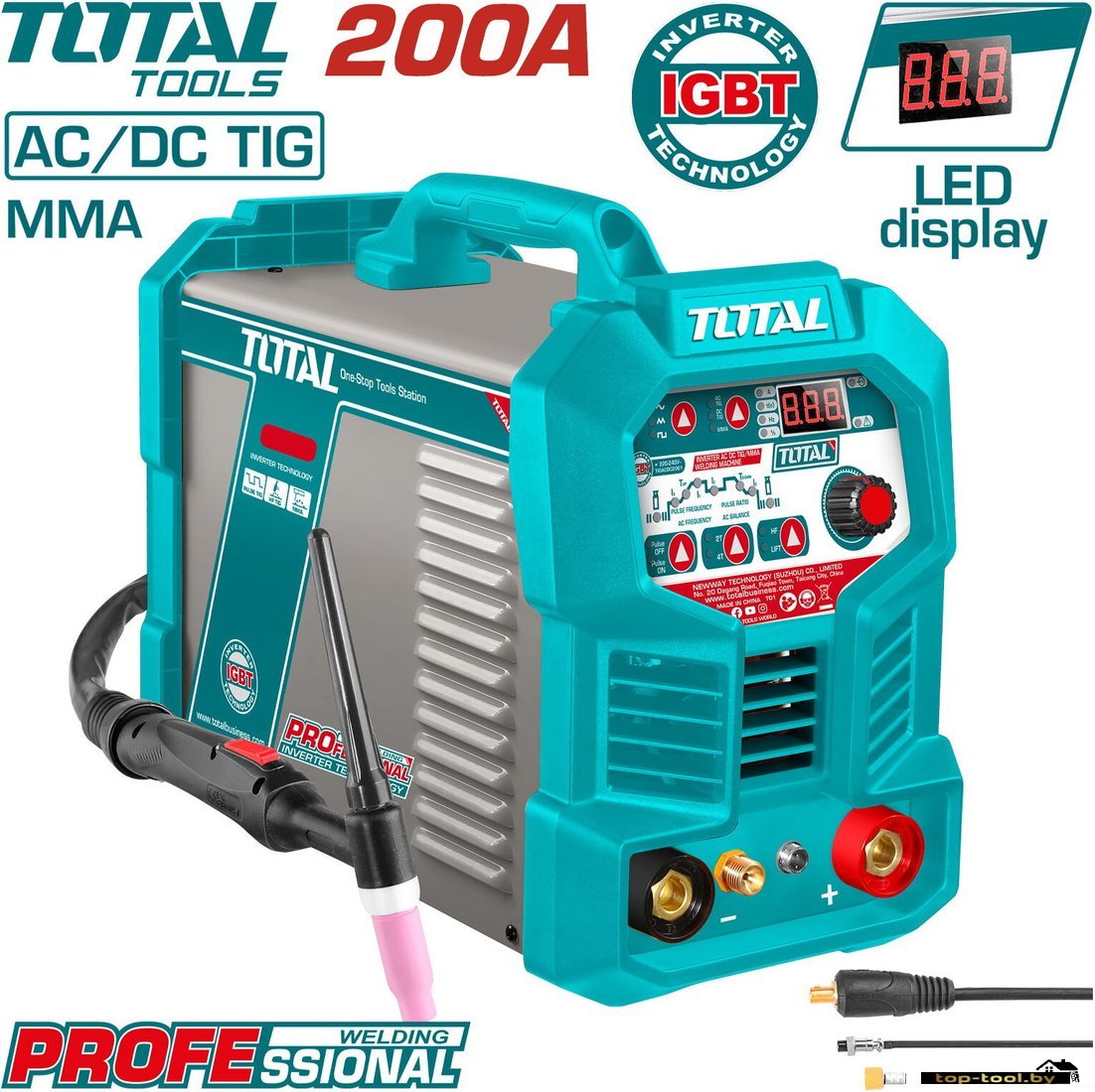 Сварочный инвертор Total TIGACDC20068