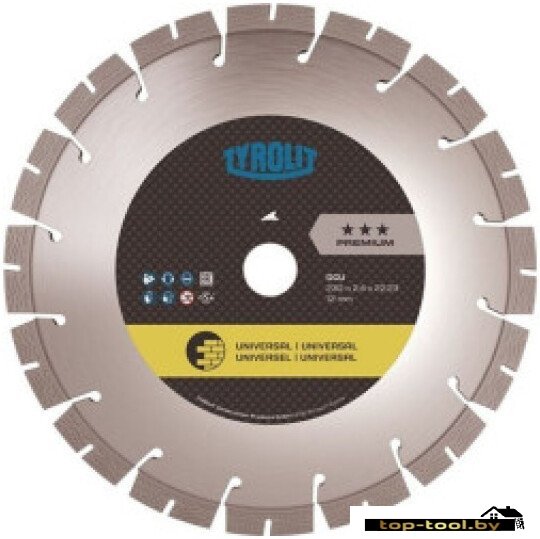 Отрезной диск алмазный Tyrolit Basic DCU 125x2x22.23 34501338