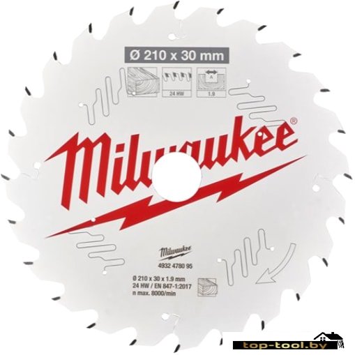 Пильный диск Milwaukee 4932478095