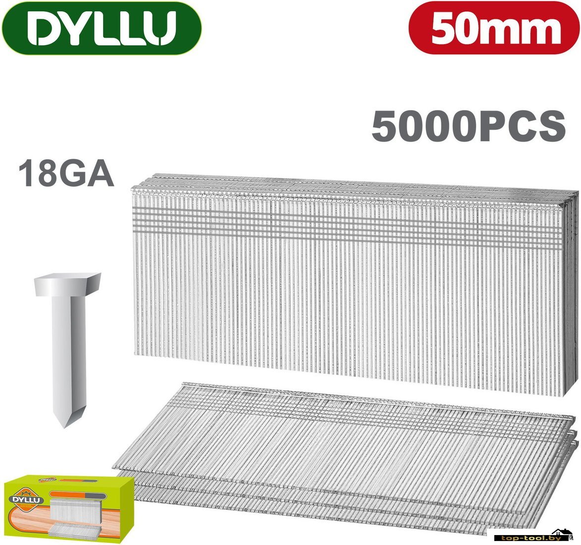 Гвозди для пистолета Dyllu DTNA18501 (5000 шт)