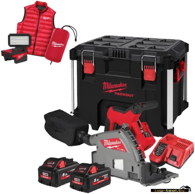 Дисковая погружная Milwaukee M18 FPS55MC-552P 4933499456 (с 2-мя АКБ, кейс)