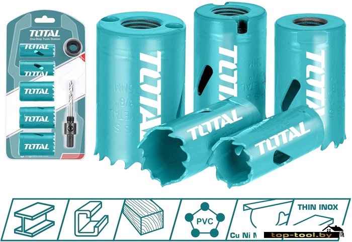 Набор коронок Total TACSH1071 (7 пр.)