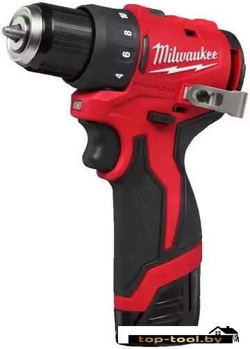 Дрель-шуруповерт Milwaukee M12 BLDDRC-202C 4933499686 (с 2-мя АКБ, кейс)