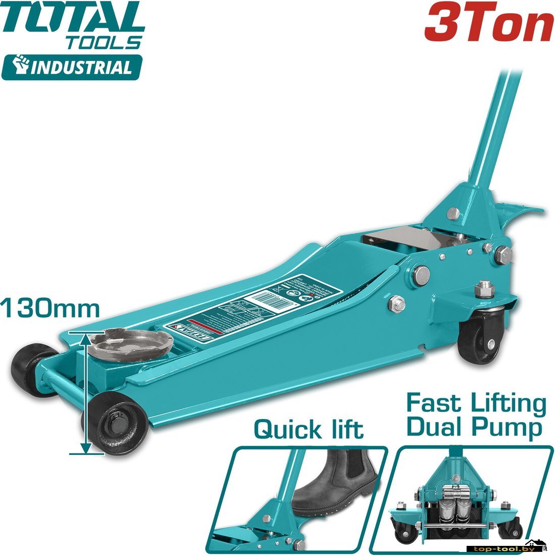 Подкатной домкрат Total THT108313 3т