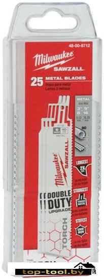 Набор оснастки Milwaukee 48008788 (25 предметов)
