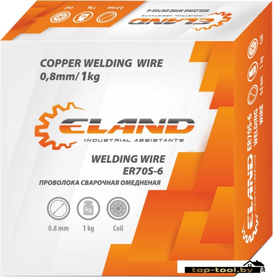 Сварочная проволока ELAND ER70S-6 ER70S6EL081 (0.8 мм, 1 кг)