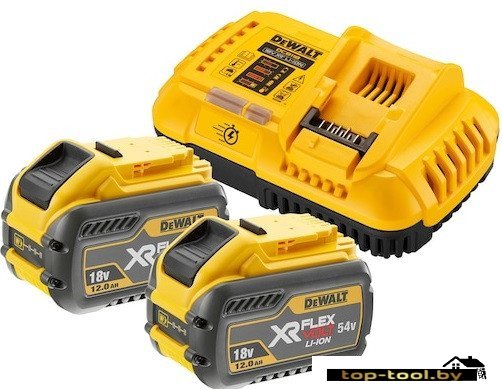 Аккумулятор с зарядным устройством DeWalt DCB118Y2 (18В/2x12 Ач + 18/54В)
