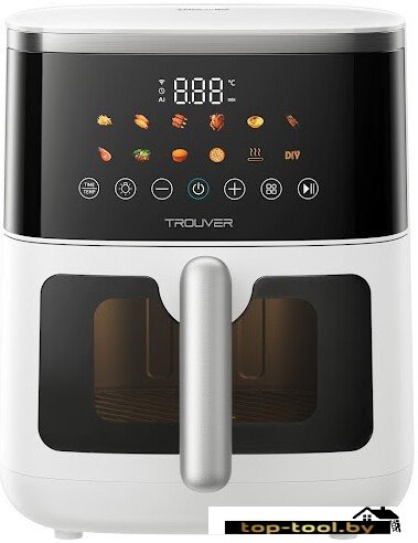 Аэрогриль (аэрофритюрница) Trouver Air Fryer FD10 Pro Max (белый)