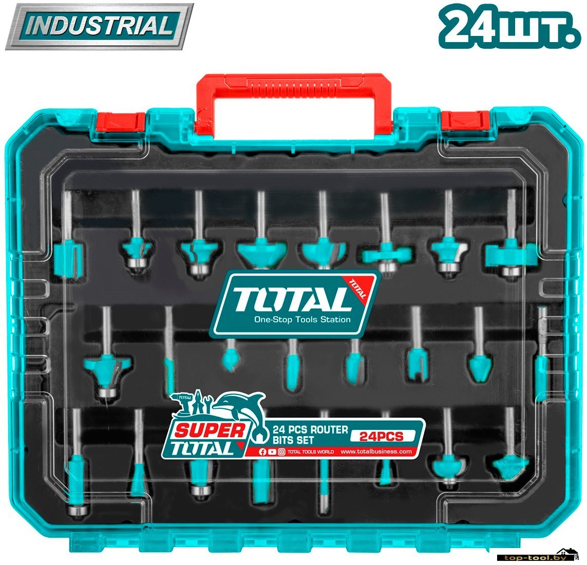 Набор фрез Total TACSR12406 (24 шт)