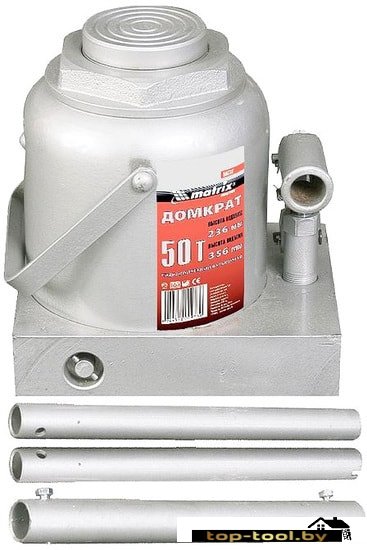Бутылочный домкрат Matrix 50737 50т