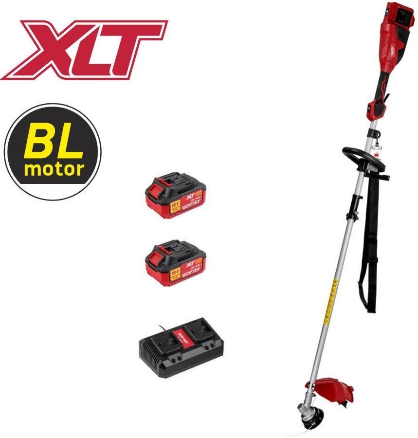Триммер Wortex TB 3036-1 ALL1 XLT Set 1334872 (с 2-мя АКБ)