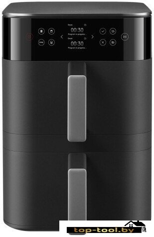 Аэрогриль (аэрофритюрница) Xiaomi Smart Double Stack Air Fryer 12L MAF-DS1201 (черный)
