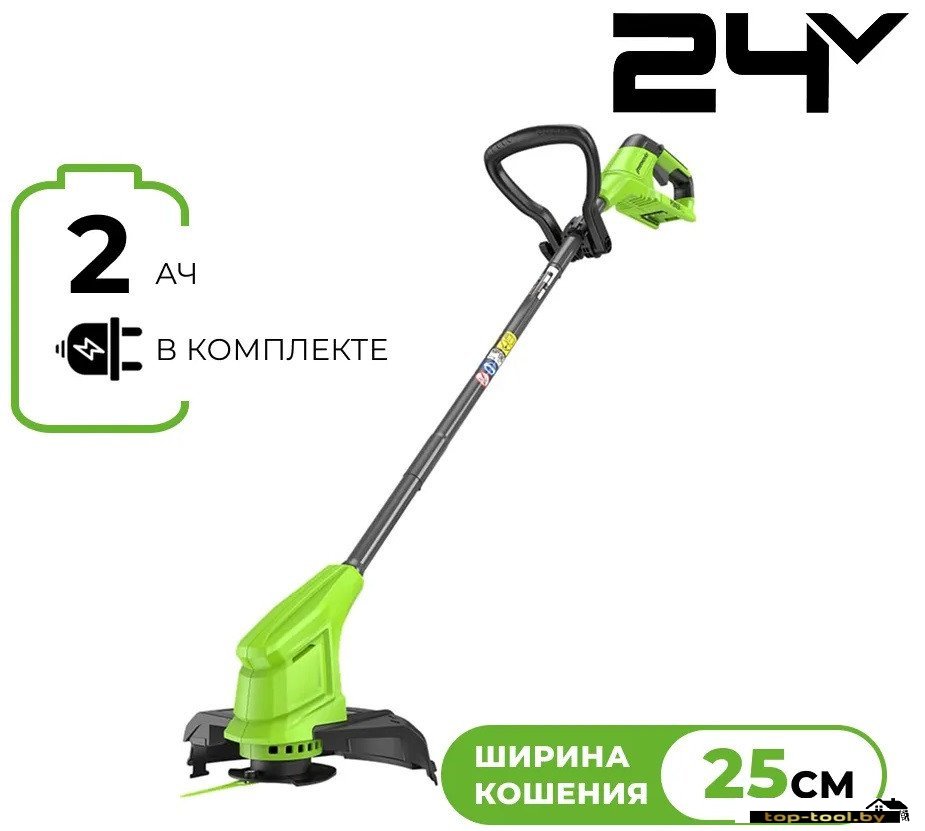 Триммер Greenworks G24LT251 (с 1-им АКБ)