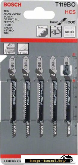 Набор оснастки Bosch 2608630310 (5 предметов)
