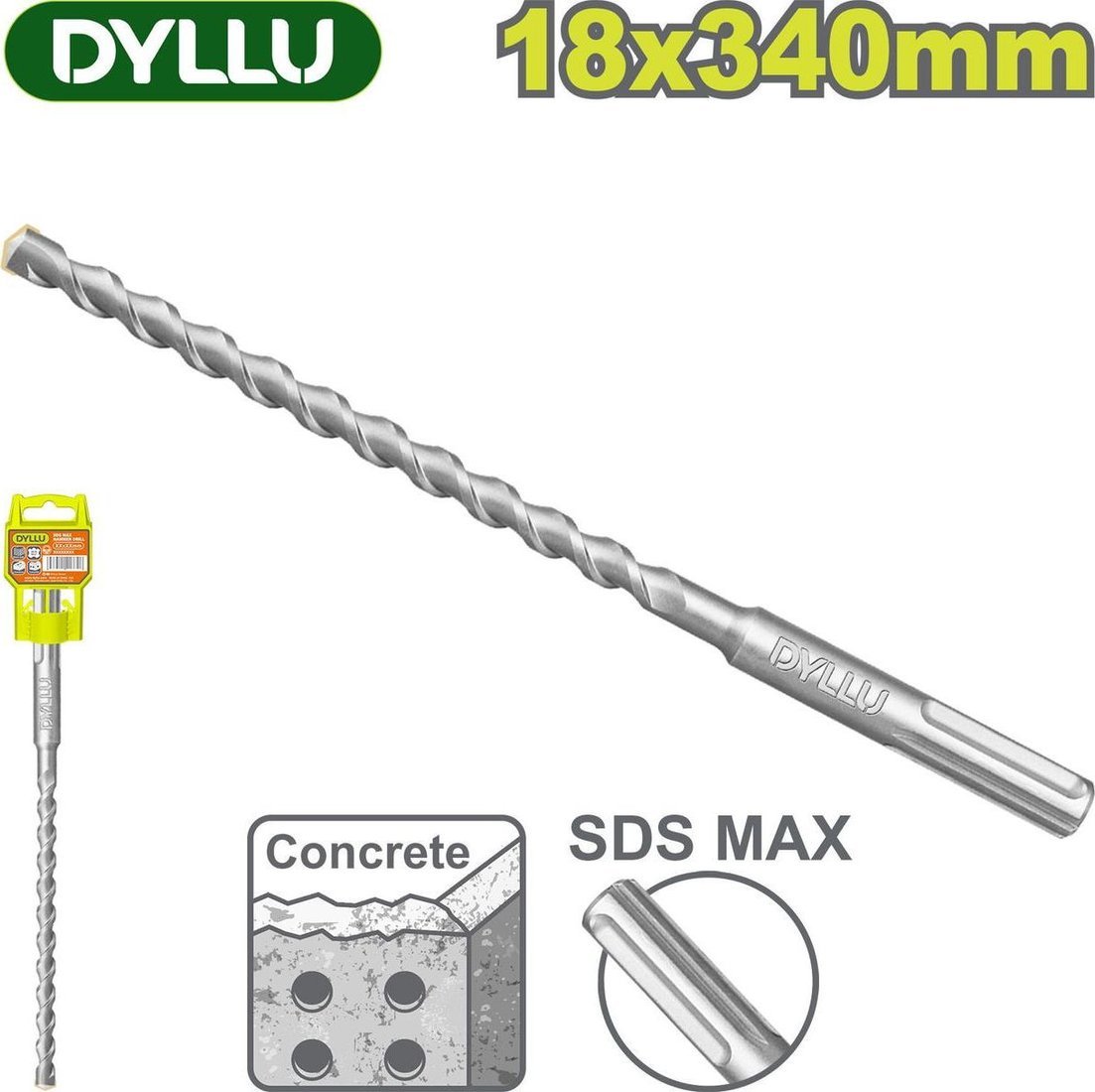 Бур Dyllu DTHD01834