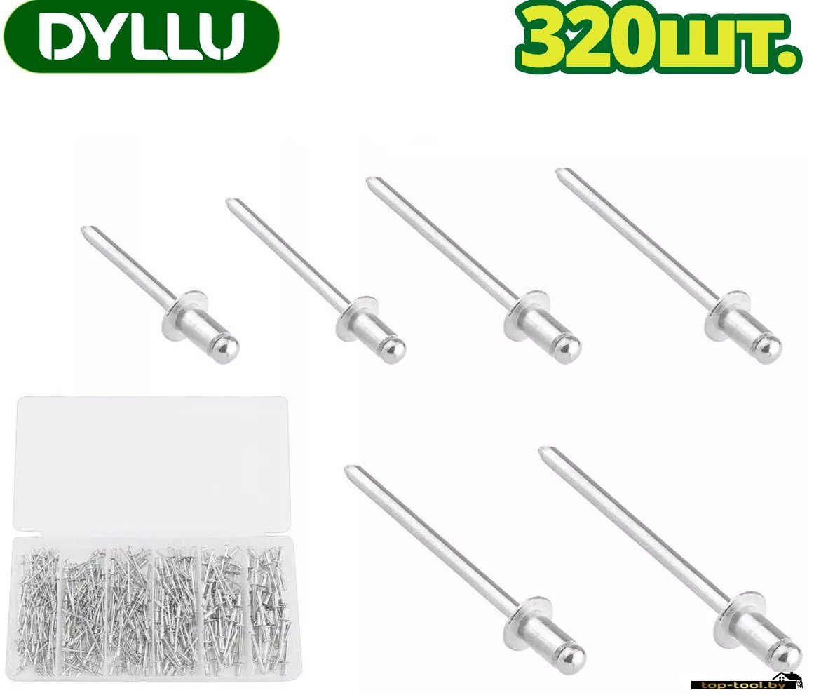 Заклепка вытяжная Dyllu DTREZ511 (320 шт)