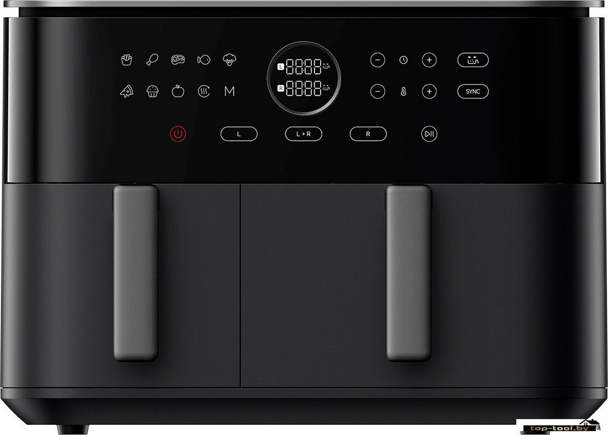 Аэрогриль (аэрофритюрница) Xiaomi Dual Zone Air Fryer 10L MAF-D1001 (евровилка)