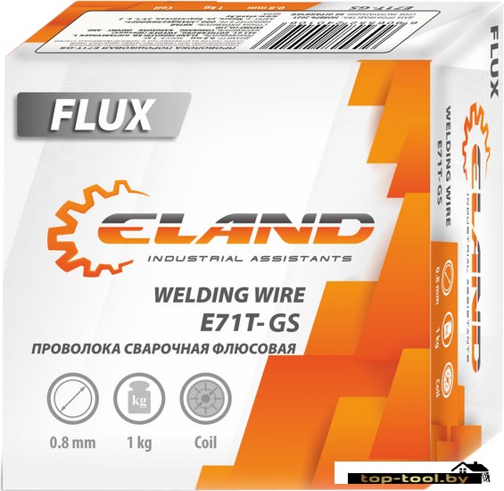 Сварочная проволока ELAND FLUX E71T-GS (0.8 мм, 1 кг)