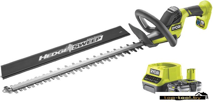 Кусторез Ryobi RY18HT55A-140 (с 1-им АКБ 4 Ah)