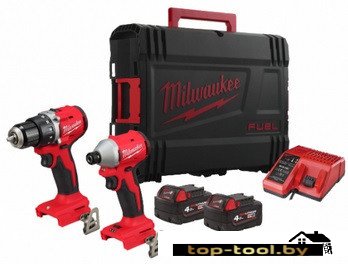 Milwaukee M18 BLCPP2B-402C 4933492836 (шуруповерт, винтоверт, 2 АКБ, кейс)