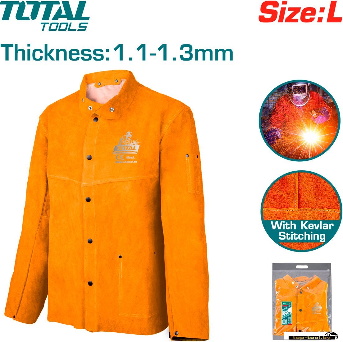 Куртка сварщика Total TSP20103