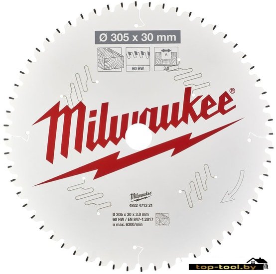 Пильный диск Milwaukee 4932471321