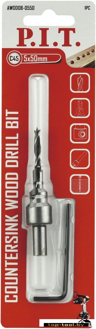Сверло P.I.T. AWOD08-0550