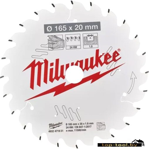 Пильный диск Milwaukee 4932471931