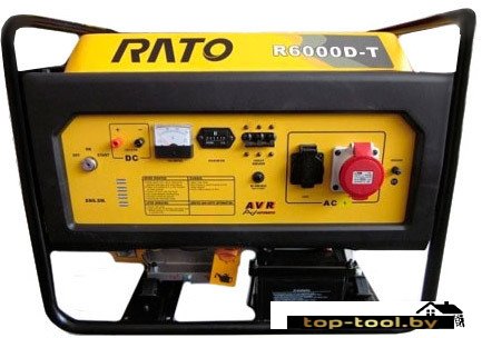Бензиновый генератор Rato R6000D-T