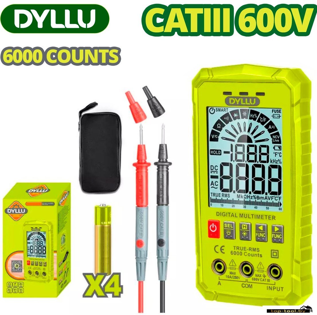 Мультиметр Dyllu DTDM1507