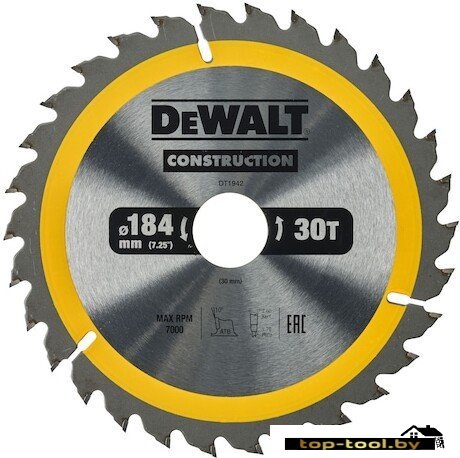 Пильный диск DeWalt DT1942