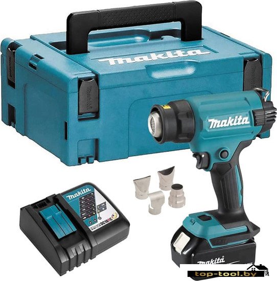 Промышленный фен Makita DHG181RT1J (с 1-им АКБ, кейс)