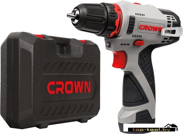Дрель-шуруповерт Crown CT21072HX-2 BMC (с 2-мя АКБ, кейс)