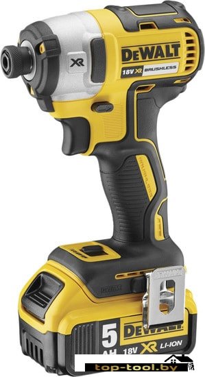 Ударный шуруповерт DeWalt DCF887P2 (с 2-мя АКБ 5 Ah)