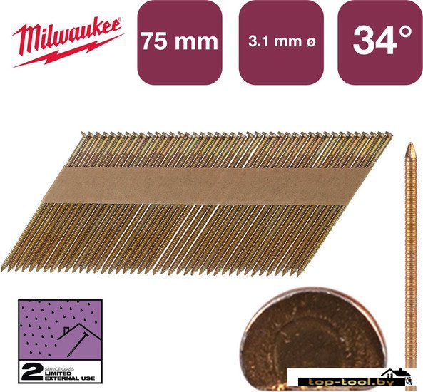 Гвозди для пистолета Milwaukee 4932492610 (2200 шт)