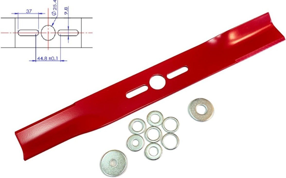 Нож для газонокосилки RIparts UBS-21-530