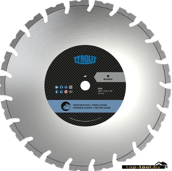 Отрезной диск алмазный Tyrolit Basic DCH 350x3.2/2.4x20 34501474
