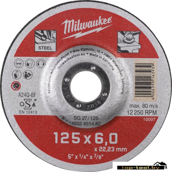 Шлифовальный круг Milwaukee 4932451482