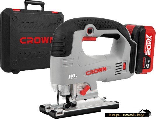 Электролобзик Crown CT25003HX-4 BMC (с 2-мя АКБ)