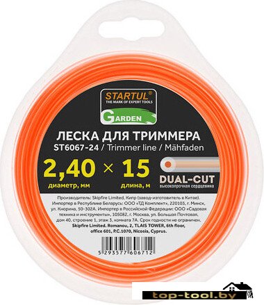 Леска для триммера Startul Garden Dual-cut ST6067-24