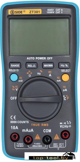 Мультиметр Bside ZT301