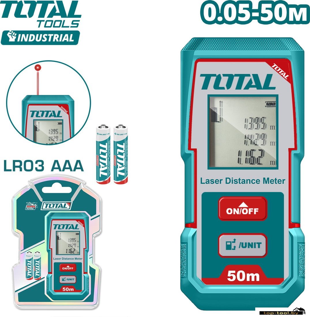 Лазерный дальномер Total TMT55016
