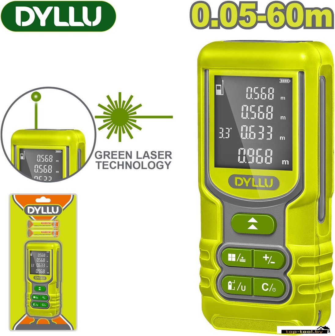 Лазерный дальномер Dyllu DTDL1526
