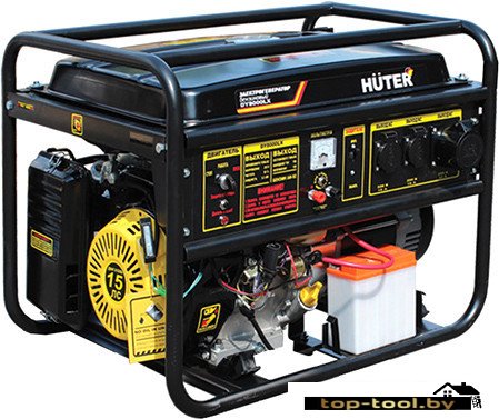 Бензиновый генератор Huter DY8000LX-3