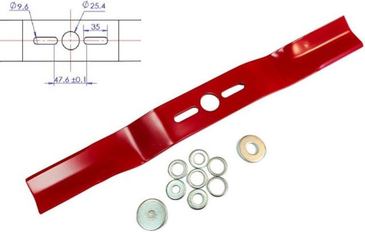 Нож для газонокосилки RIparts UBB-20-508